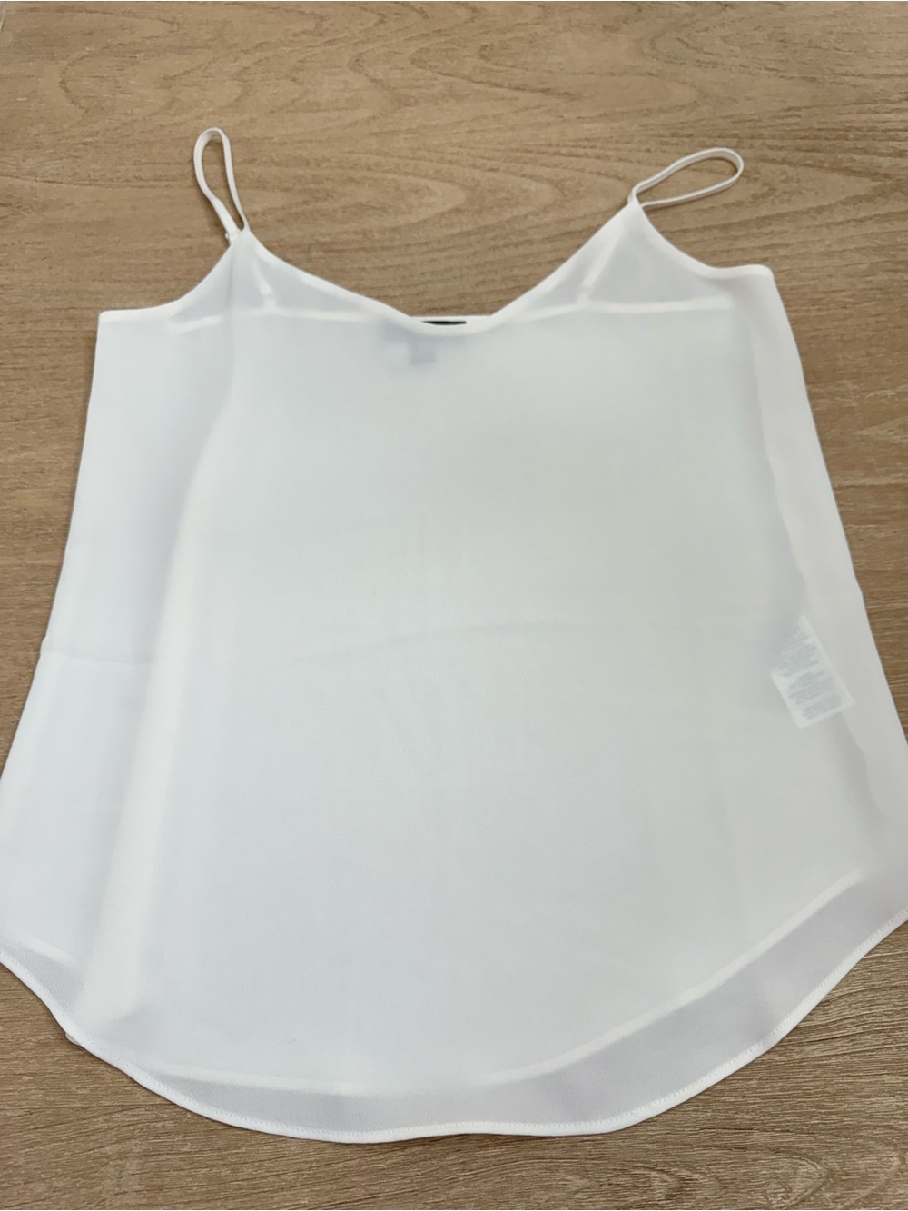 J.Crew 365 White V-Neck Spaghetti Strap Camisole Blouse Tank Top Size 00